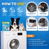 32 Pack Washing Machine Cleaner for Pet Owners, Natural Enzymes