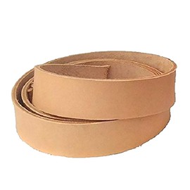30 mm Leather Strips - Natural Leather Colour -