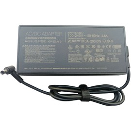 20V 10A 200W Power Supply Charger ADP-200JB D Compatible with ASUS ROG Zephyrus G15 GA503 GA503QM GA503QS GA503QR TUF Dash F15 FX516PR FA506QR Gaming Laptop