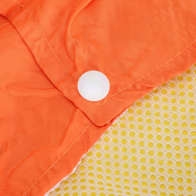 Dog Cute Raincoat Hooded Cloak Rain Jacket Cover Waterproof Polyester