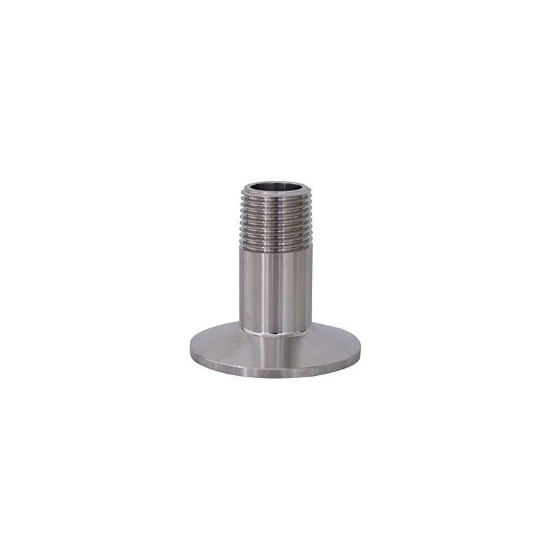 1.5 Tri-Clamp Adapters with MNPT - Various Sizes - 1/4,3/8,