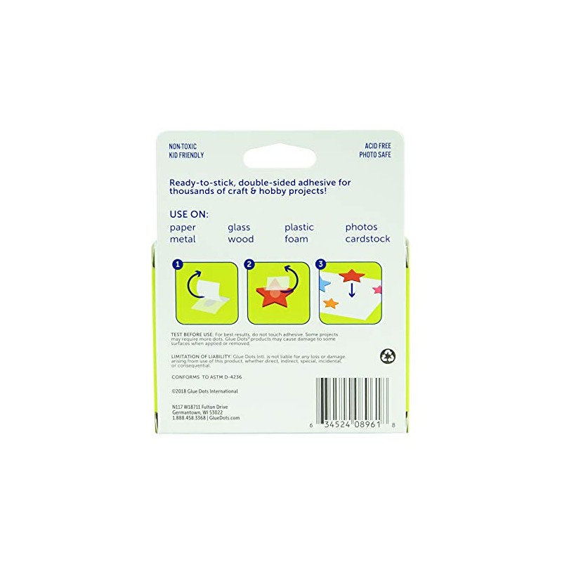 Glue Dots Dot N' Go Glue Dot Dispenser Project Pack