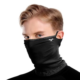 Naroo Mask X1 Sports Face Mask, For Summer, UV Protection, Sun Protection, Black