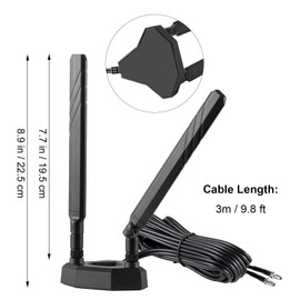 9dBi Magnetic Base 4G 5G TS9 External Antenna for Netgear Nighthawk M6 MR6110 MR6150 MR6500 M6 Pro M5 MR5100 MR5200 5G Mobile Hotspot Router, Eifagur
