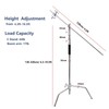 C Stands with Boom Arm Stainless Steel C Light Stand