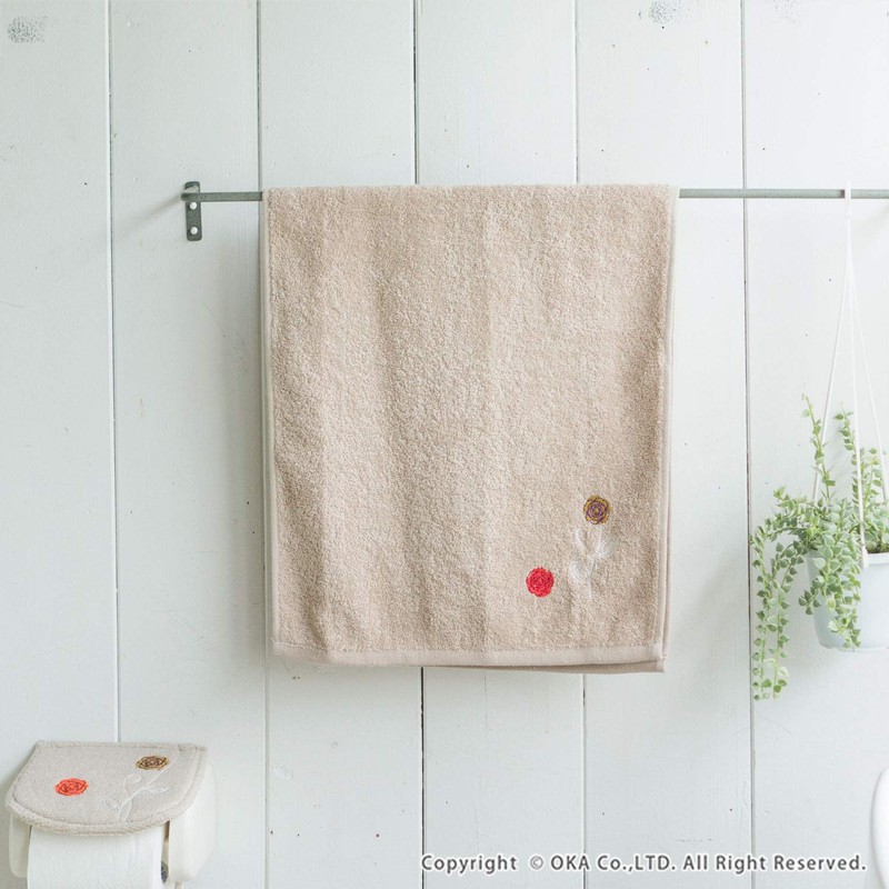 OKA Etoffe Face Towel, Approx. 30.3 x 13.4 Inches (77