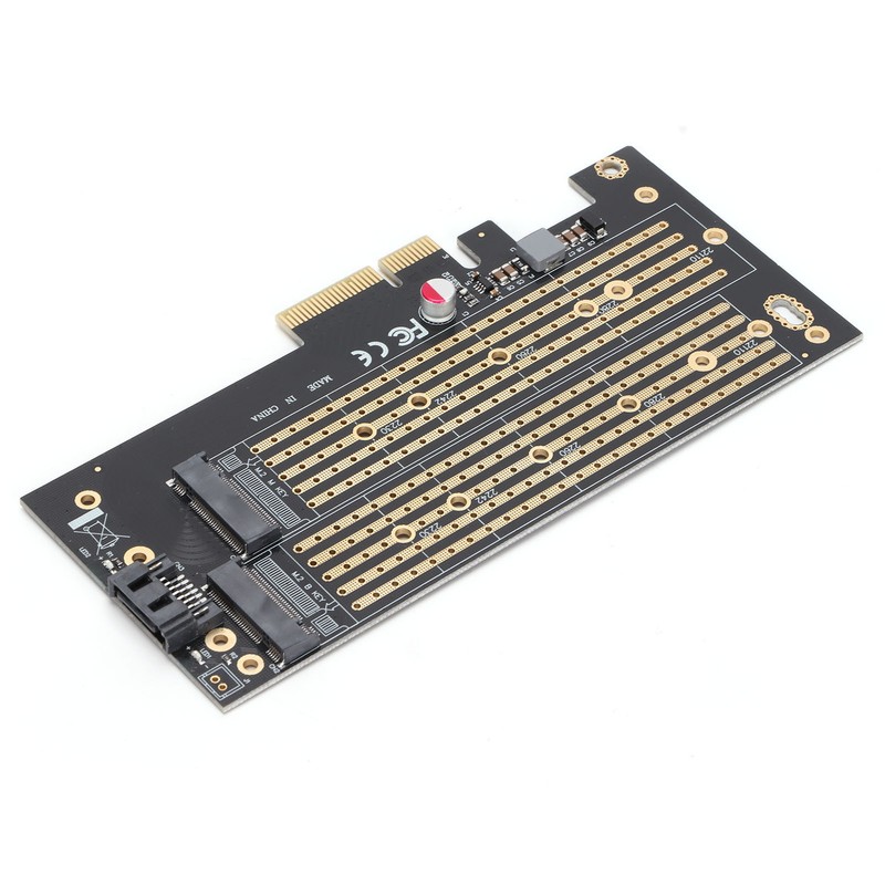 Pcie M.2 Adapter B&amp;M Key NVMe SSD Expansion Card for