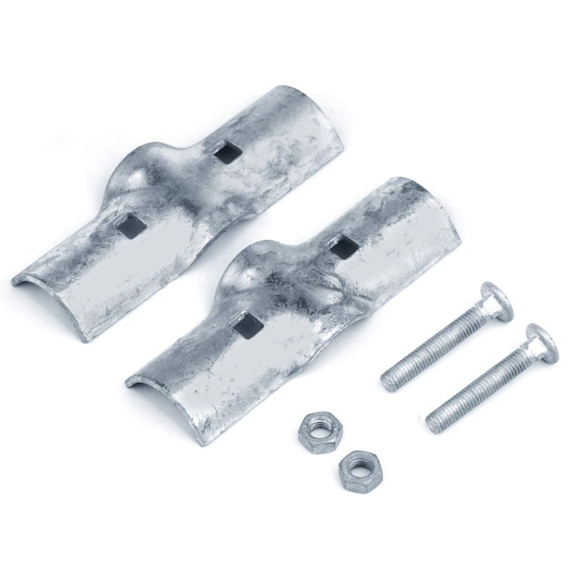OTTFF 8 Pack 1-3/8" x 1-3/8" Line Rail Clamp for