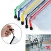 Vicloon Document Bag with Zip A3, 10 Pieces Mesh Plastic