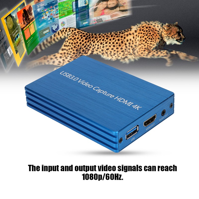 4Kx2K HDMI to USB3.0 Video Capture Card HD Recorder for