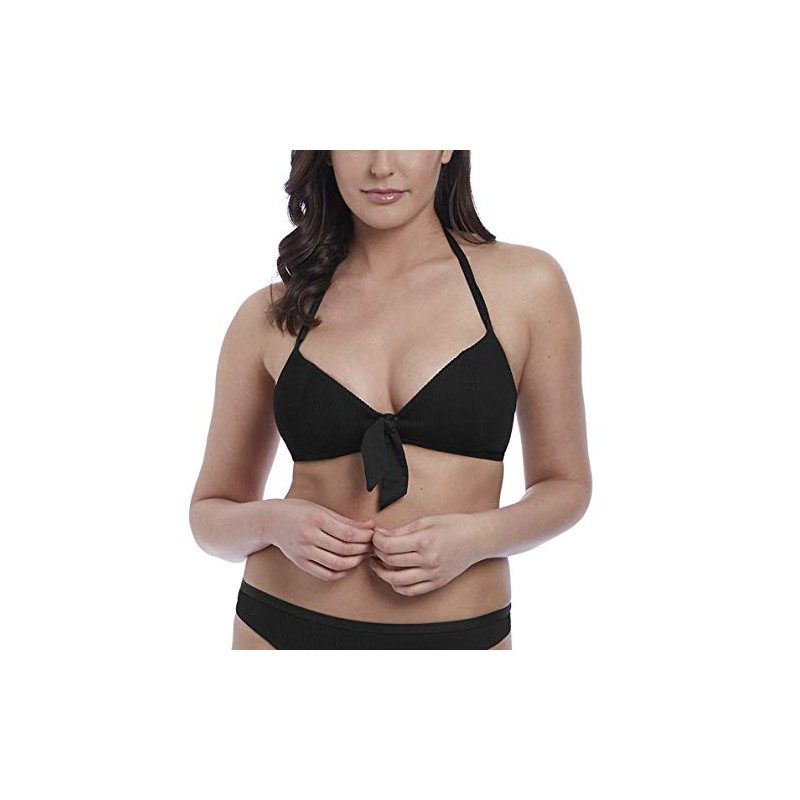 Freya Women's Nouveau Soft Triangle Bikini Top, Black, 30D