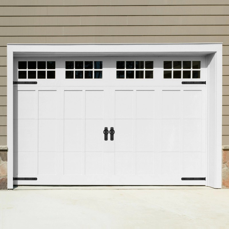 Cre8tive Hardware Magnetic Garage Door Hardware Set - Rustic Rings