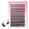 FADLASH Lash Clusters Wispy Eyelash Clusters D Curl Natural Individual