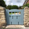 Decorative Barn Door Bracket 8 in Dummy Gate Hinge Garage