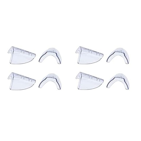 Poggapp 4 Pairs Eye Glasses Side Clear Side Shield for