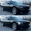 FetonAuto White Front Bumper LED Side Marker Lights Assembly for