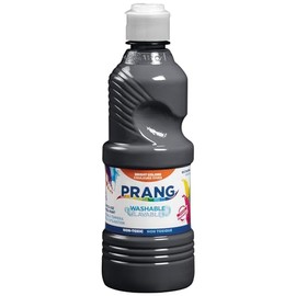 Prang Pintura de témpera lavable, negro, 16 onzas, 1 unidad