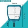 POOLWHALE Professional Pool Skimmer Net,Fine Mesh Net Bag,Heavy Duty Swimming