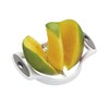 KitchenCraft Mango Slicer / Pitter, White/Grey/Silver, 18 x 12 cm