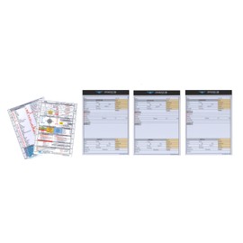 Crystal Pilot VFR/METAR Cheat Sheet with 3 Notepads - Flight Planning Assistance Bundle for Pilots.