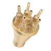 Copper Water Fountain Nozzle Direct Spraying Universal Adjust Pool Sprinkler