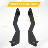 Riasdy F150 Hood Light Mount Brackets, Ditch Light Brackets Front