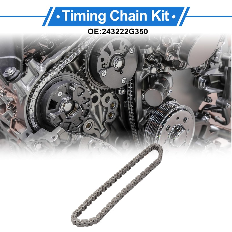 X AUTOHAUX Timing Chain Kit No.243222G350 for HYUNDAI SANTA FE