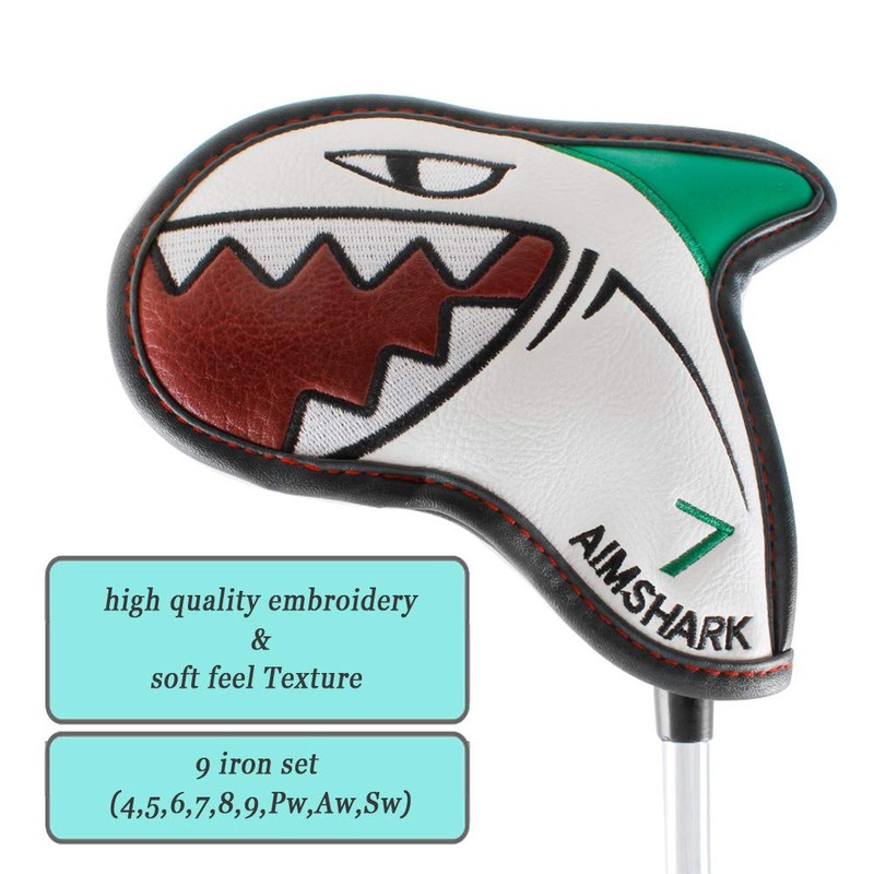 AIMSHARK Coloring Golf Iron Covers / Set of 9 /