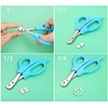 LATRAT Pack of 2 Pill Divider Scissors Pill Scissors Cutter