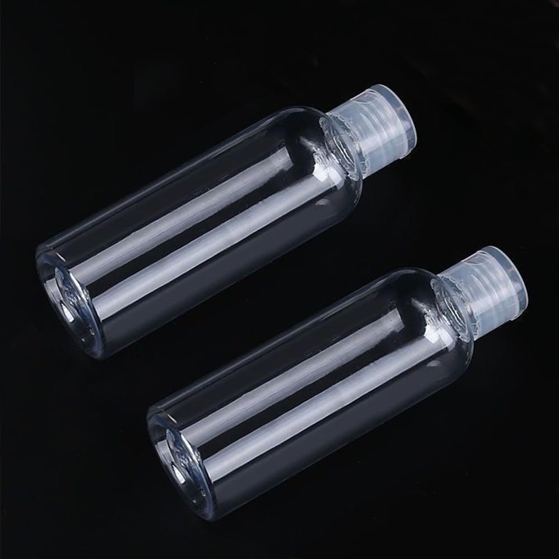 LKCCTK Travel Bottles 100ml 10 pcs Transparent Mini Bottles Travel