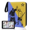 Hockey Card Binder with Sleeves, 400 Pockets 3-Ring Metal card