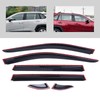 KONKENIE 6PCS Window Visor Rain Guard for Toyota RAV4 2019-2022,Sun