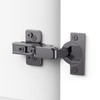 Chibery 10 Pack Frameless Half Overlay Soft Close Concealed Hinges,