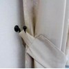 Cciphy Adjustable Self Adhesive Curtain Tieback, Non-Trace Stick Metal Wall