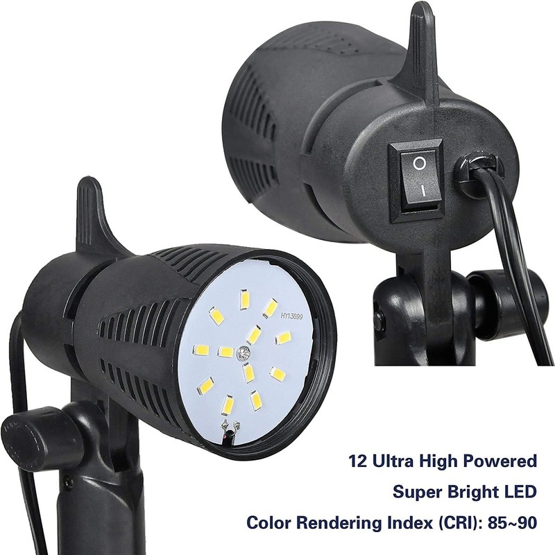 EMART Photography Lighting, 2 Packs Studio Light 5500K LED Continuous