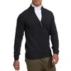 Indicode INLut Men's Cardigan with Stand-Up Collar and Zip |