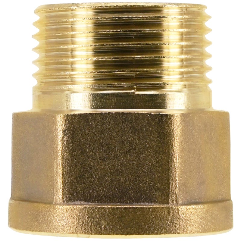 BERANMEY 2 Pack Brass Pipe Fittings, 3/4" to 3/4" Pipe