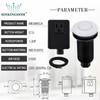 SINKINGDOM SinkTop Garbage Disposal Air Switch Kit with Long White