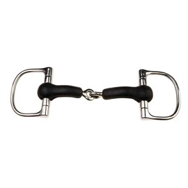 JP Korsteel Rubber Mouth Dee Snaffle Bit