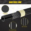 6AN Fuel Line Hose Stainless Steel Nylon Braided Rubber Hose