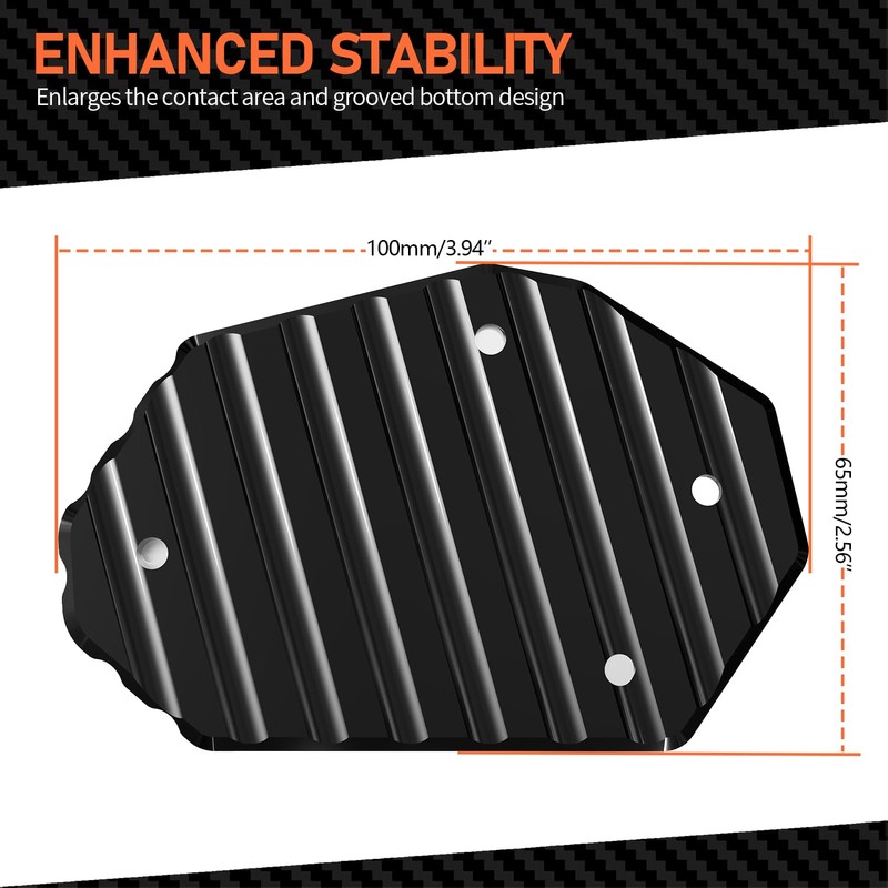 GALICTRIX Motorcycle Kickstand Pad Compatible with Aprilia RS660 RS457 Tuono