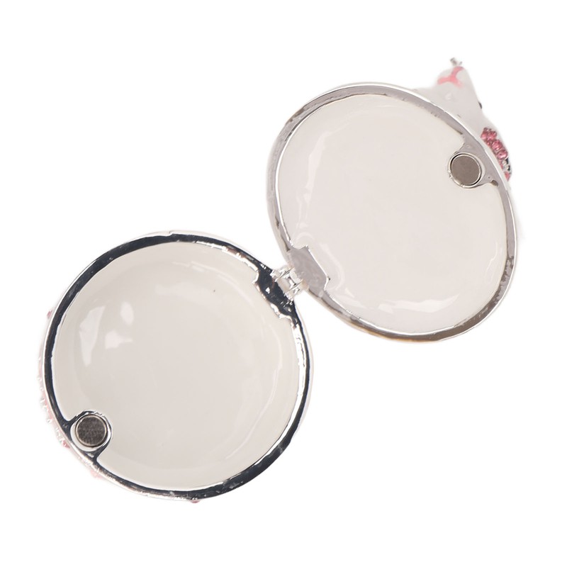 Trinket Box Exquisite Cute Bunny Shape Magnetic Design Zinc Alloy