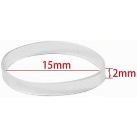 1200 gomas transparentes para el cabello, elásticas transparentes de polibanda para mujeres y niños, trenzas de pelo – fuerte – estirado – reutilizable