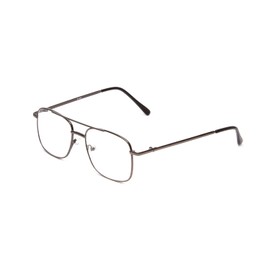 Calabria 8151 Aviator Reading Glasses +2.25 Gunmetal Men Women Classic Readers Lightweight Stylish Metal Eyeglass