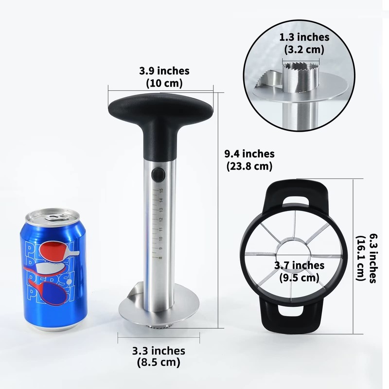 Newness Pineapple Corer and Slicer Tool, Robust Pineapple Core Remover