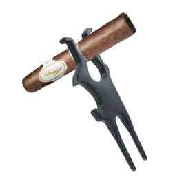 Maozcq Golf Cigar Holder Tool,3-in-1 Divot Tool Magnetic Holder for Golf Cart