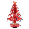 Cabilock Christmas Tree Classic Music Box Wooden Clockwork Design Christmas