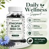 Ethiopian Black Seed Oil, Organic Cold Pressed 100% Pure Black