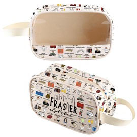 TV Show Merchandise Crane Fan Gift Seattle Skyline Gift TV Show Clear Makeup Bag (FraBag)