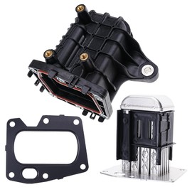 EGR Cooler Housing Compatible for Ford S-MAX Peugeot 308 508, for Citroen DS4 DS5 C4 C5, for Opel Insignia, for Vauxhall EGR Valve.Replace#9807593080 1861749 3553004